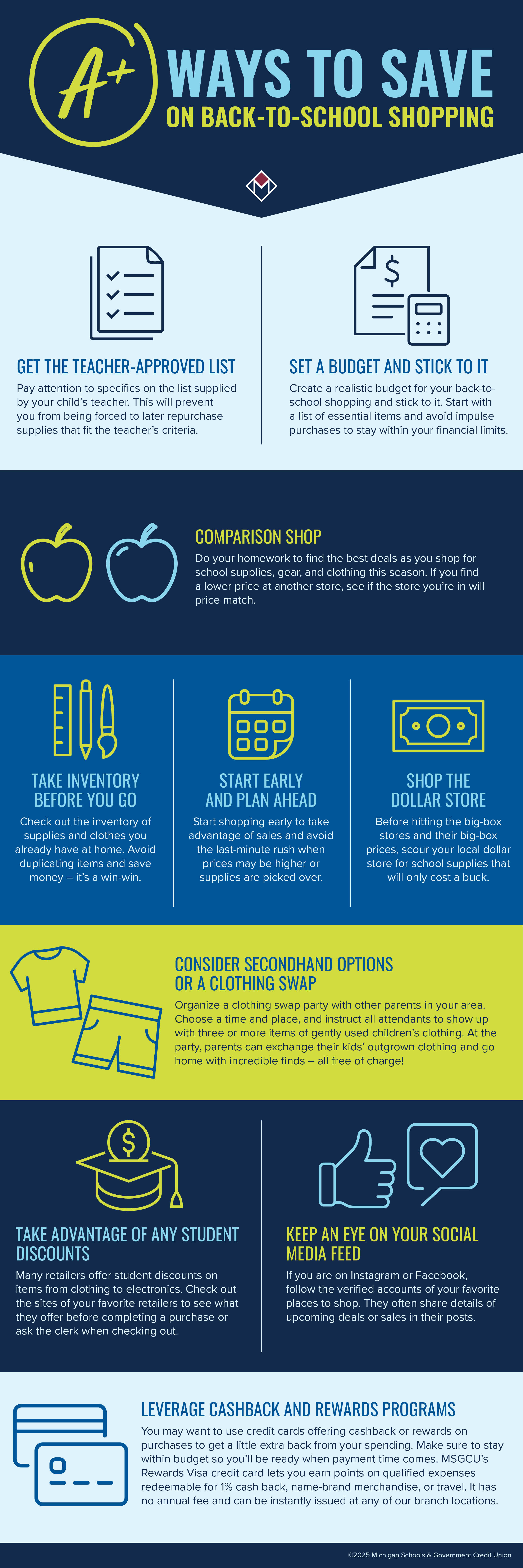 back to school infographic